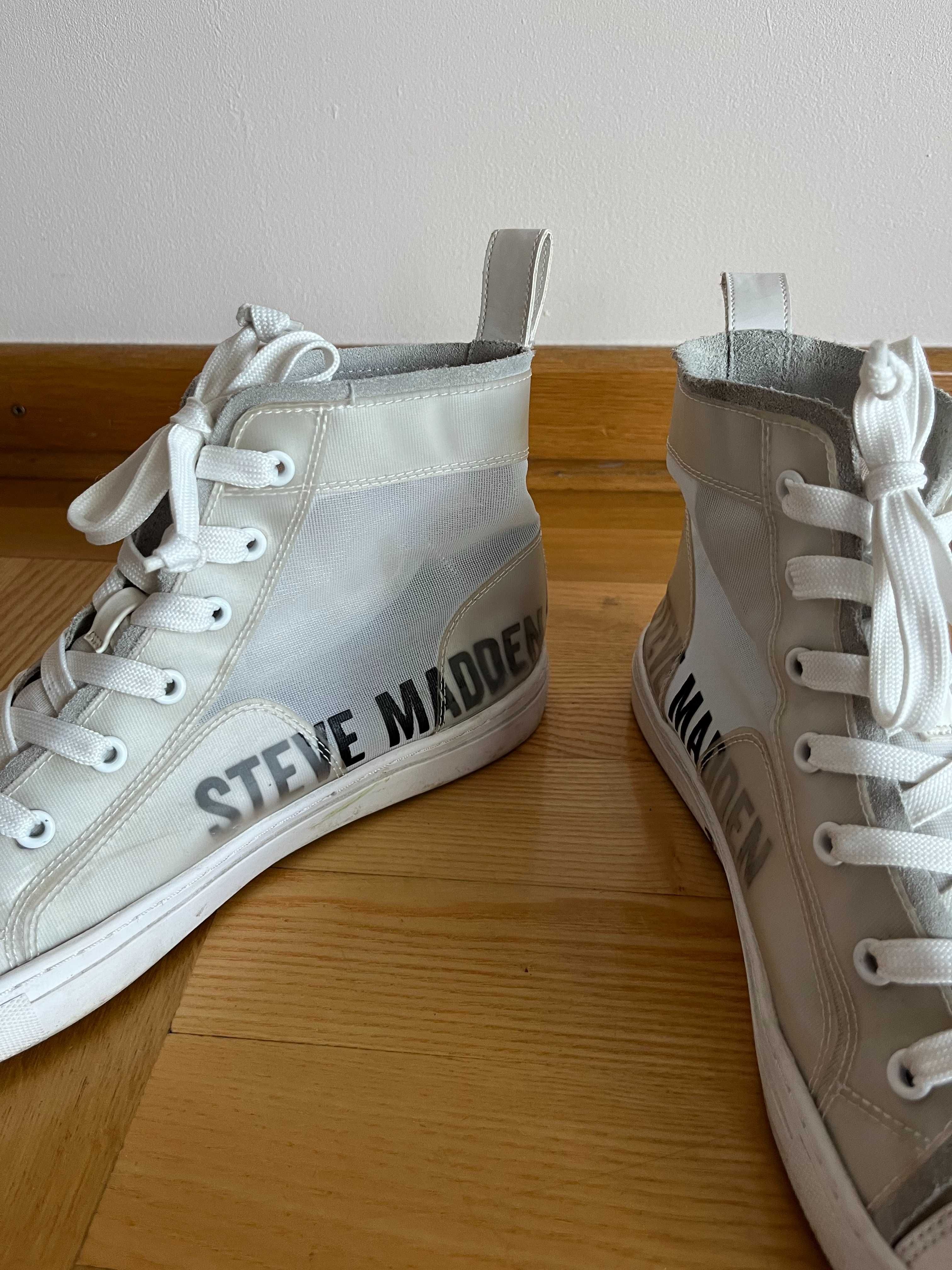 Steve Madden Cristo tenisówki wysokie siateczka 42 premium