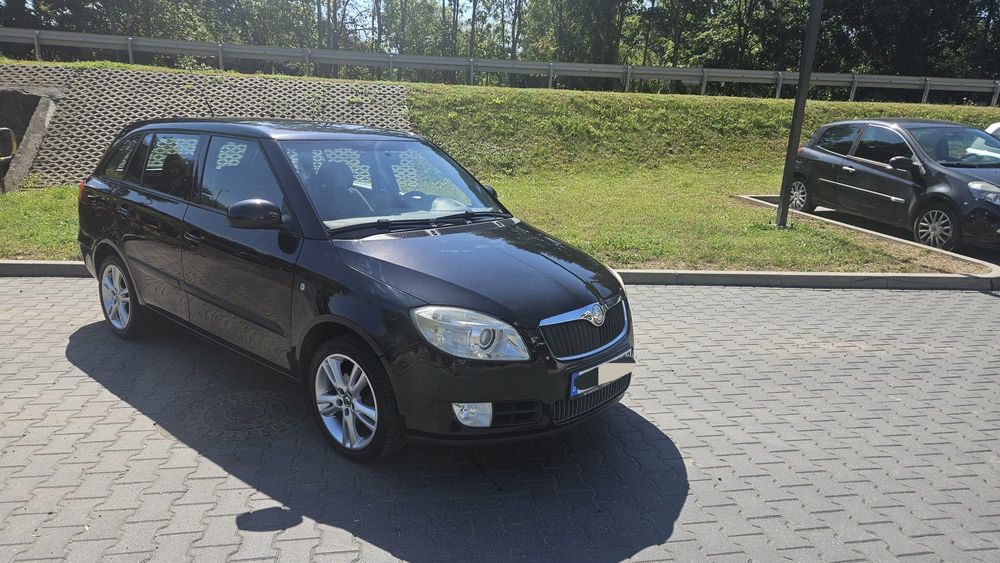 Skoda Fabia 1.4MPI, kubełki, climatronic, alufelgi, bezwypadkowa