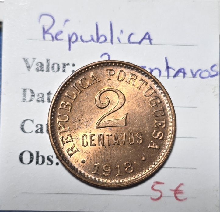 2 centavos 1918 soberba
