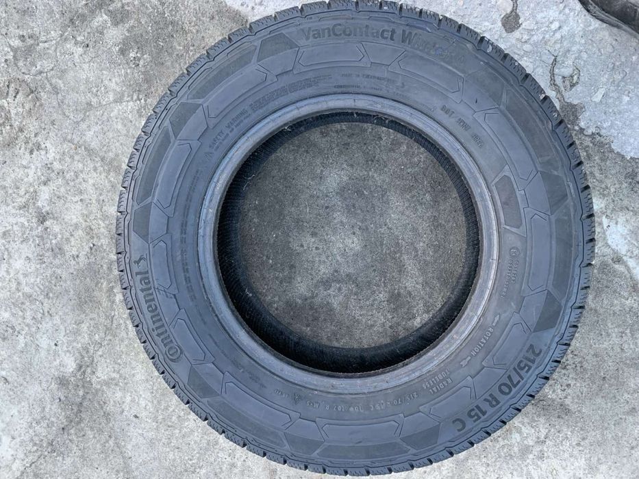 Шини 215/70 R15C Continental зима 2023 рік 7/6 мм