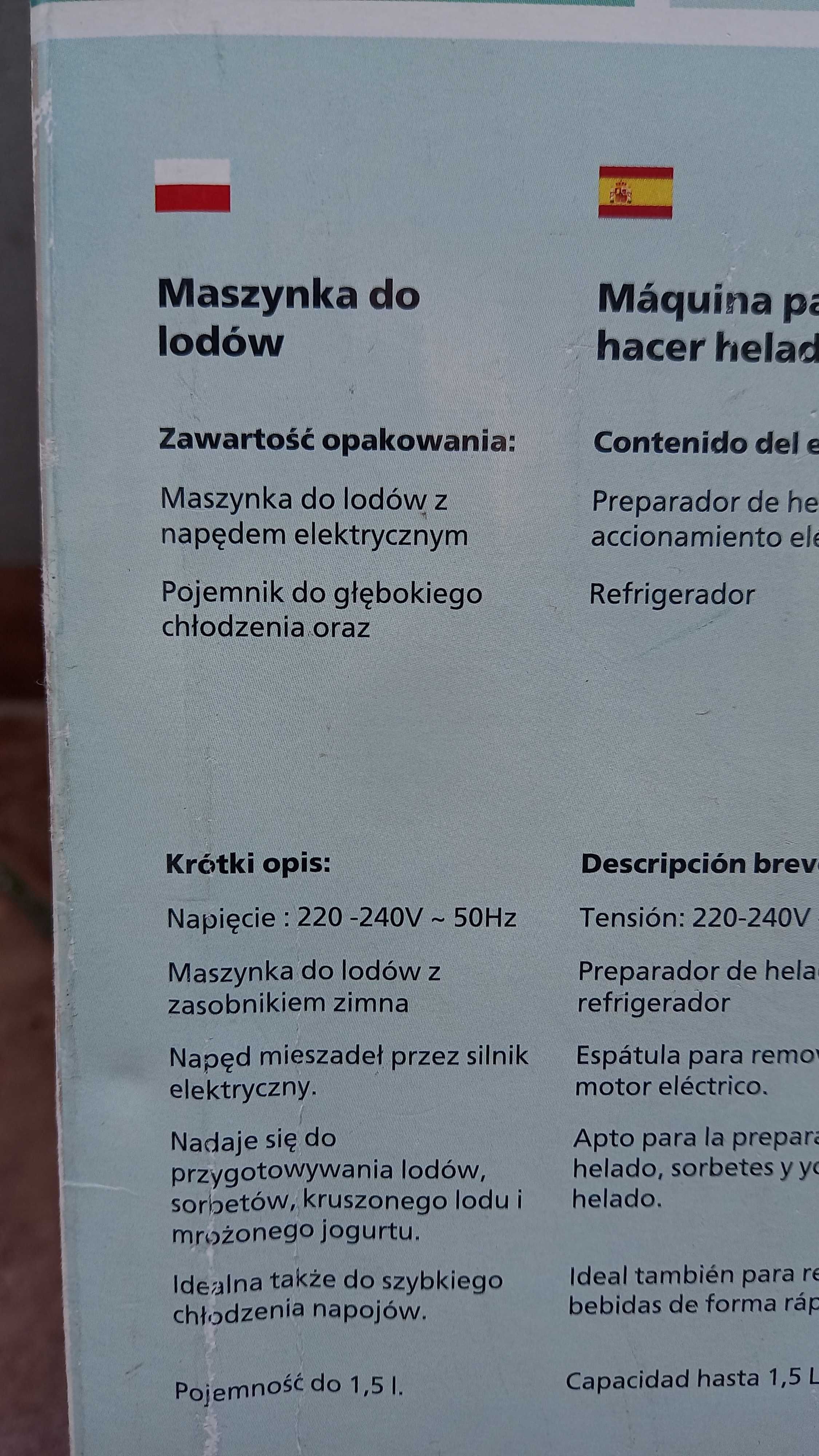 Maszynka do lodów