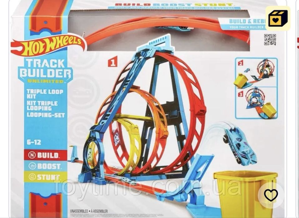 Набір Хот Вілс Track builder Трійна петля