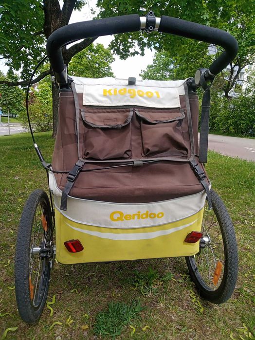 Wózek przyczepka rowerowa dla dziecka Qeridoo KidGoo1 Sport