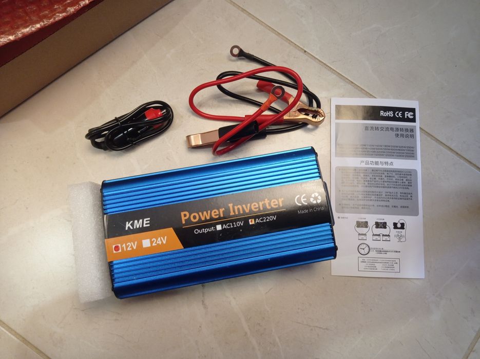 Інвертор в наявності Power Invertor KME 12V- 220V 2600W