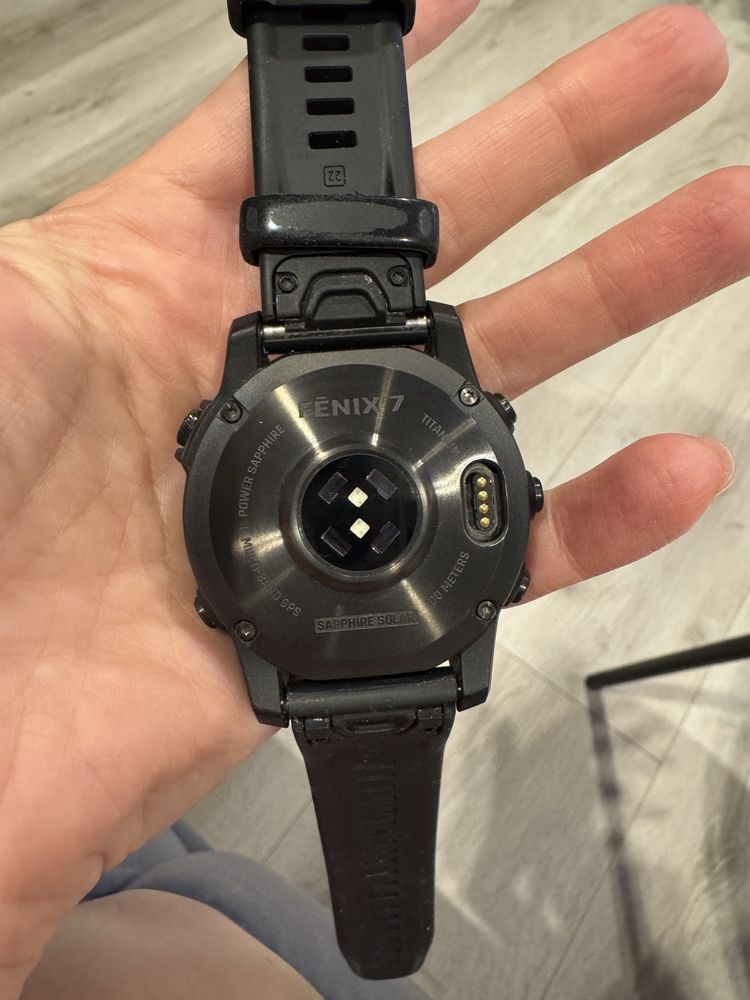 Годинник Garmin 7 sapphire solar black titanium