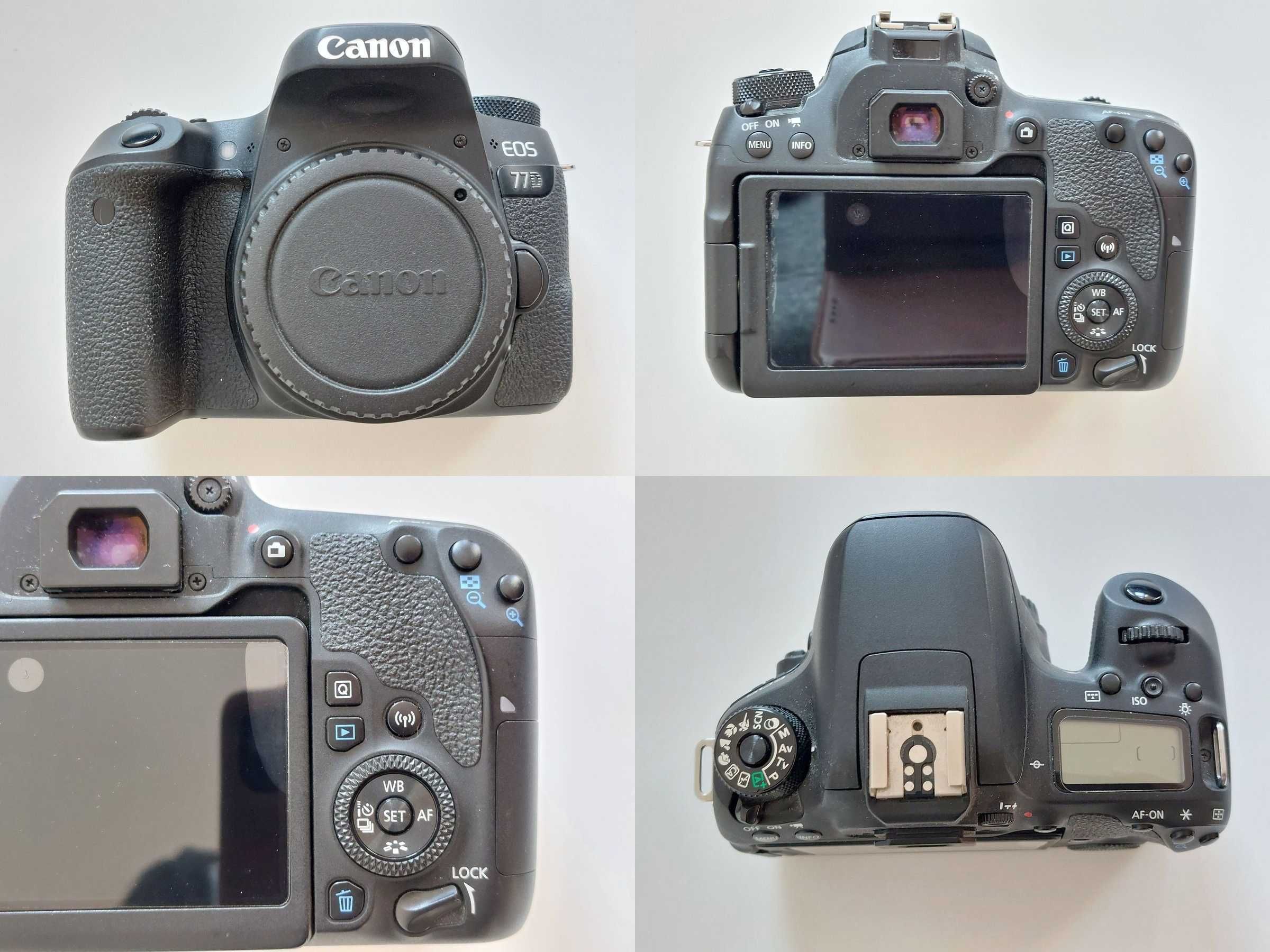 Aparat fotograficzny Canom EOS 77D – SUPER ZESTAW – OKAZJA!