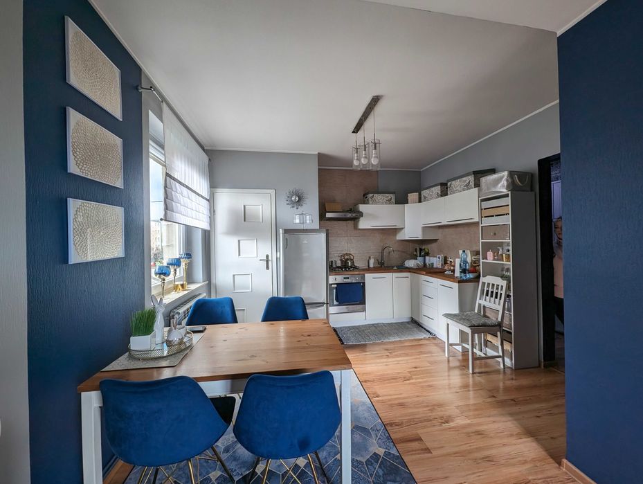 Mieszkanie 1 piętro 3 pokoje 57m kominek ogród, garaż