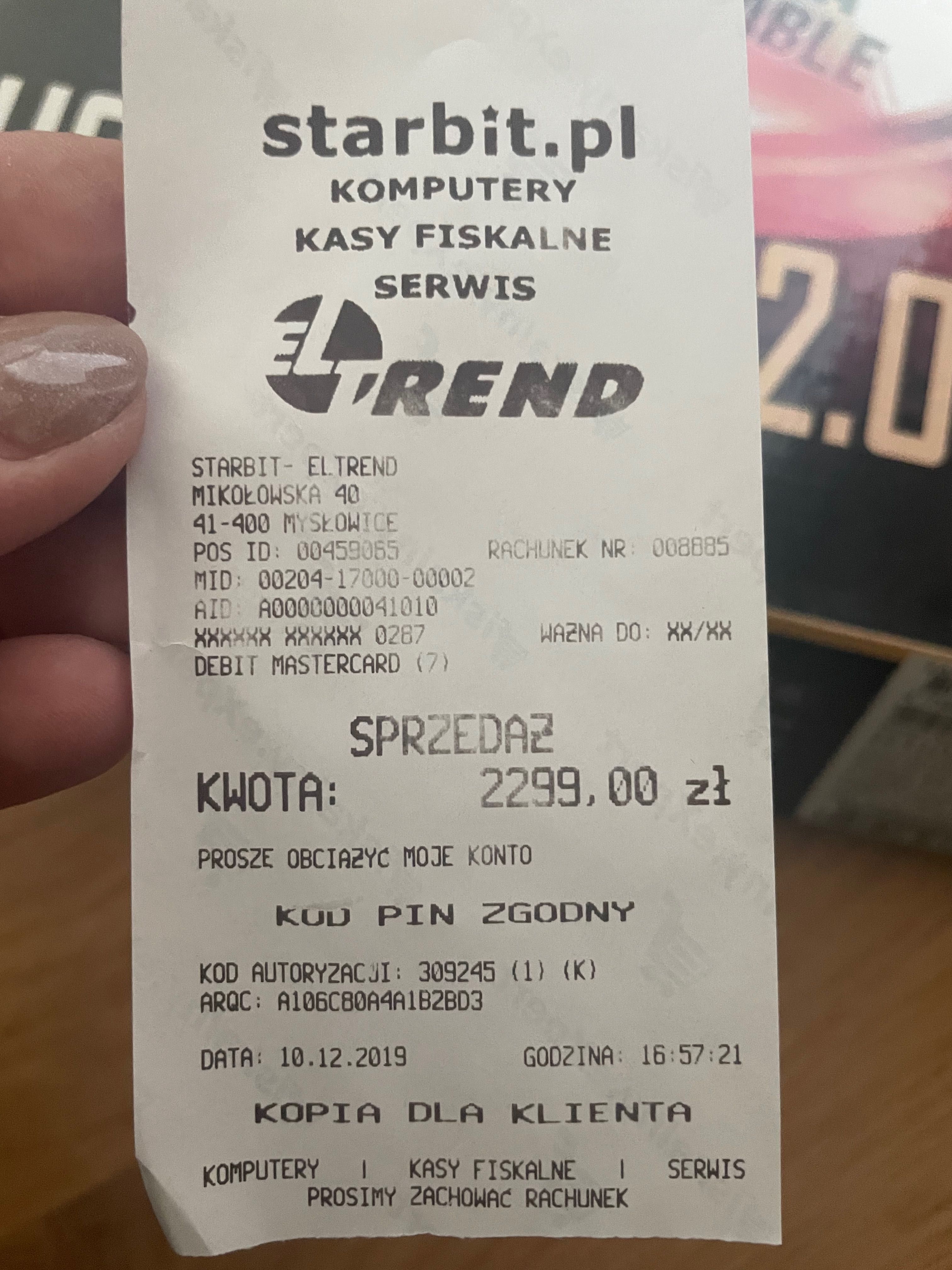 Komputer ASUS stacjonarny z płyta H310M DS 2.0