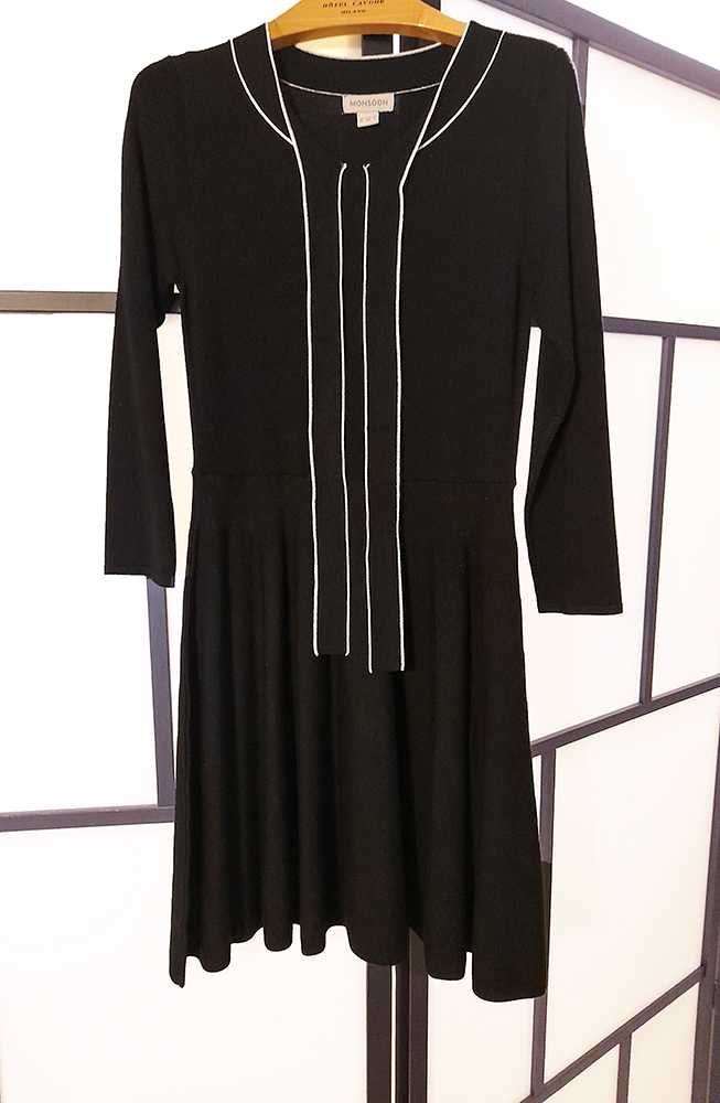 Vestido Malha Preto Monsoon