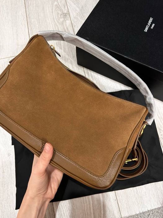 Torebka ysl zamsz naturalny