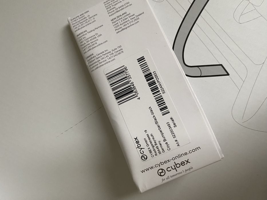 Nowy pałąk do Cybex Coya czarny