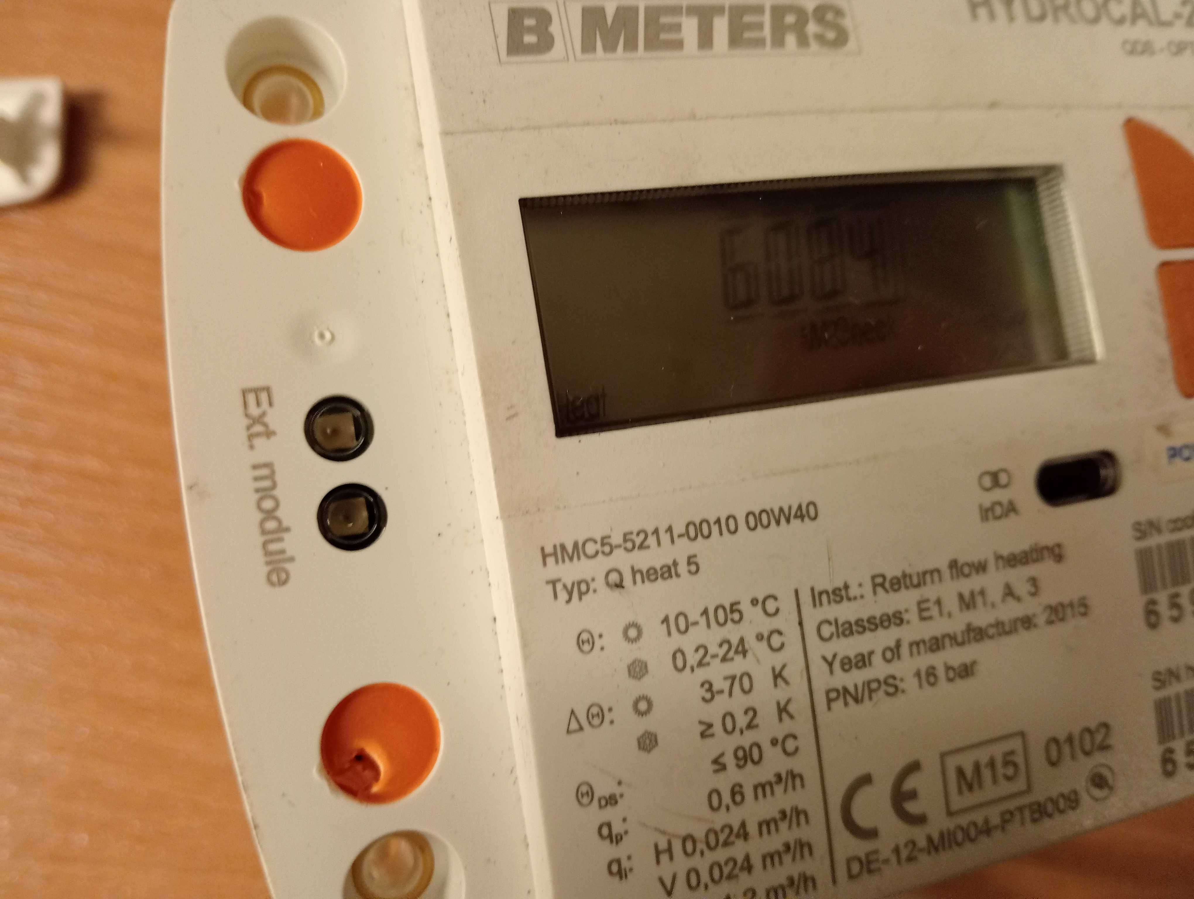 Cieplomierz Bmeters Hydrocal