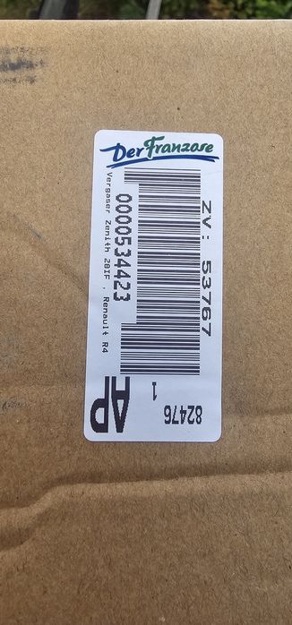 Carburador novo renault 4L e bomba de gasolina nova