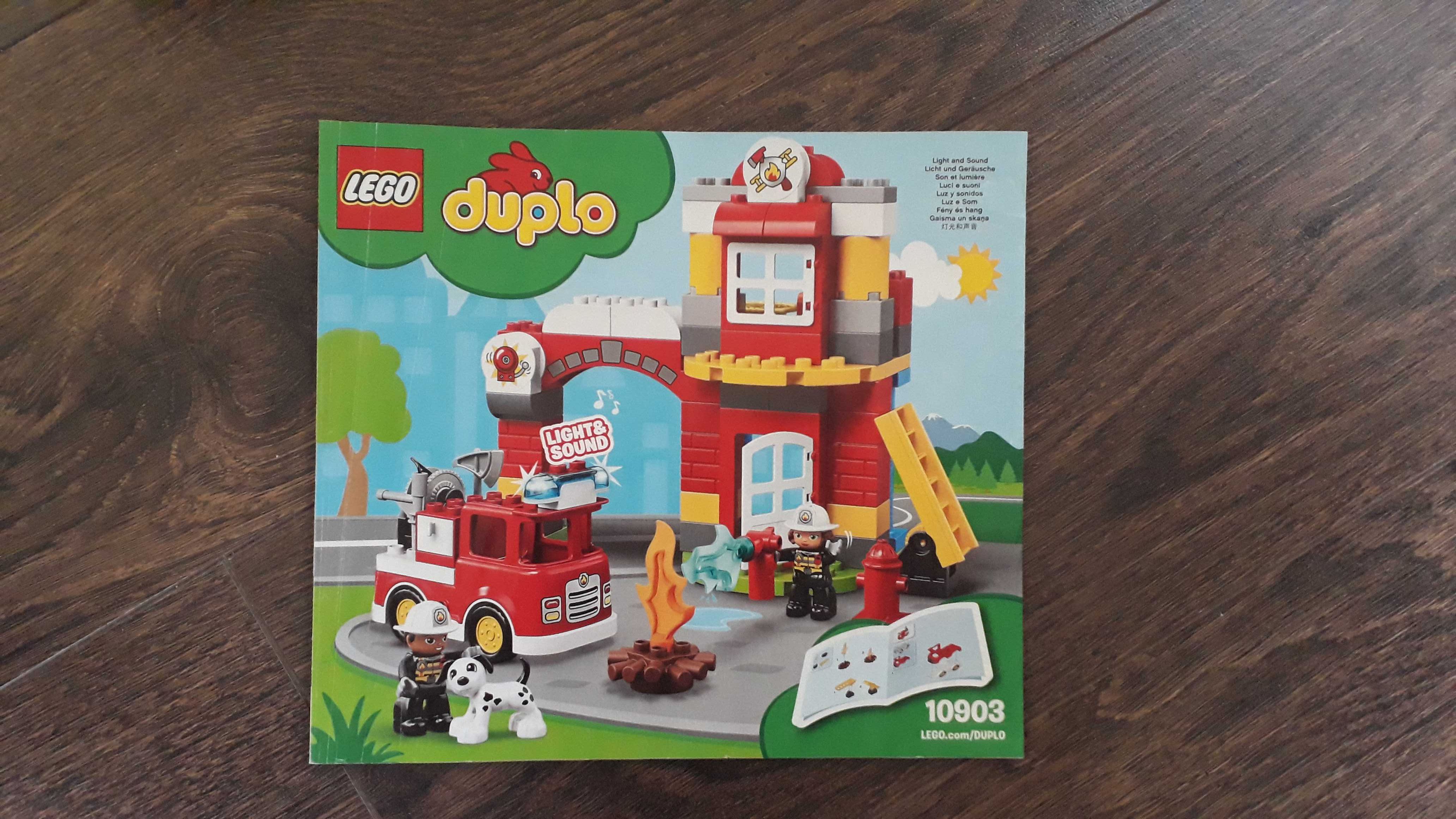 Lego duplo remiza strażacka (10903) - używany, stan bardzo dobry