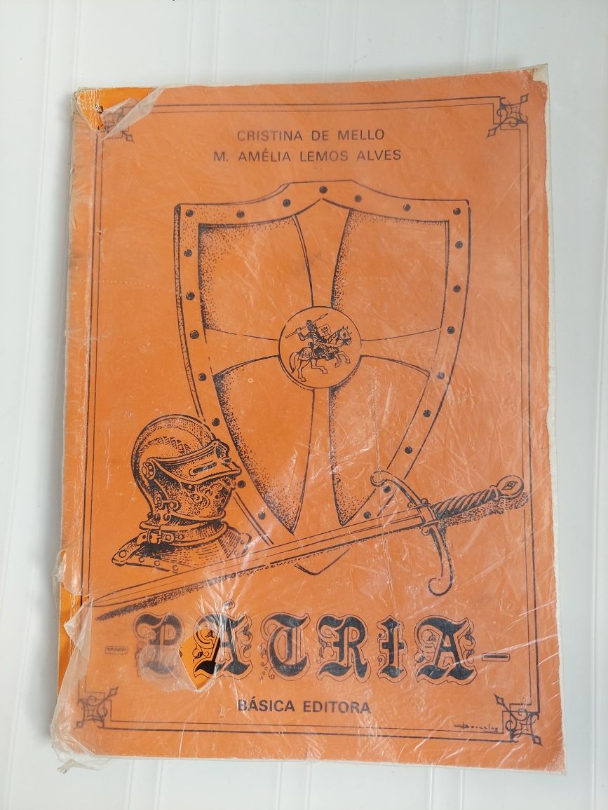 Livro antigo vintage Pátria historia de Portugal Setembro 1983