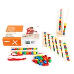 Układanka Sortuj i nawlekaj koraliki Toys for Life