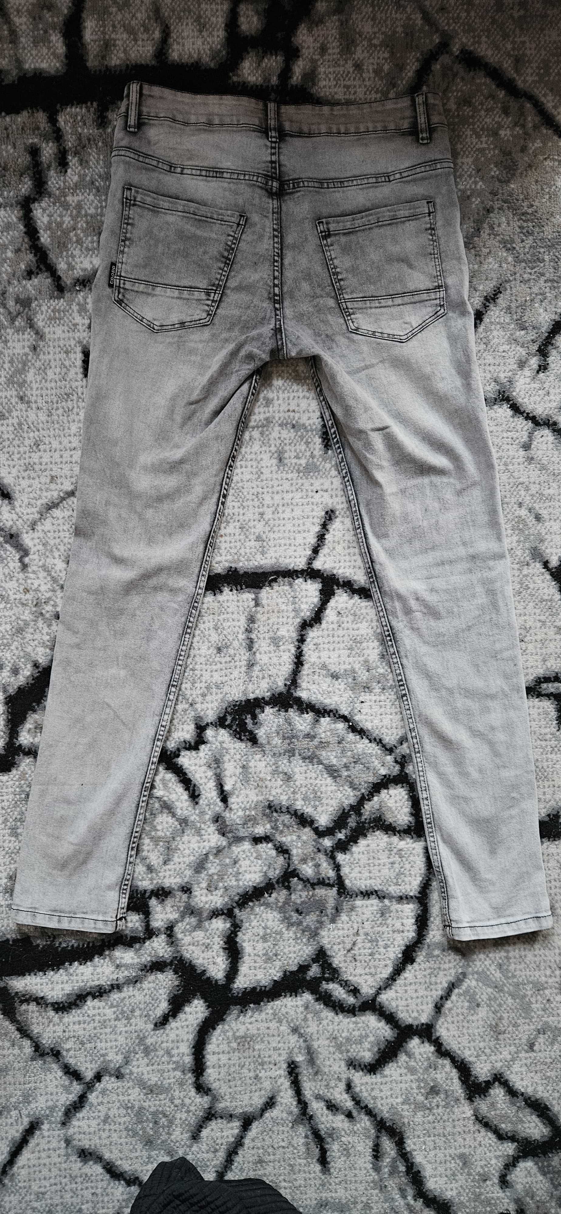 Jeansy skinny Denim lab cropp