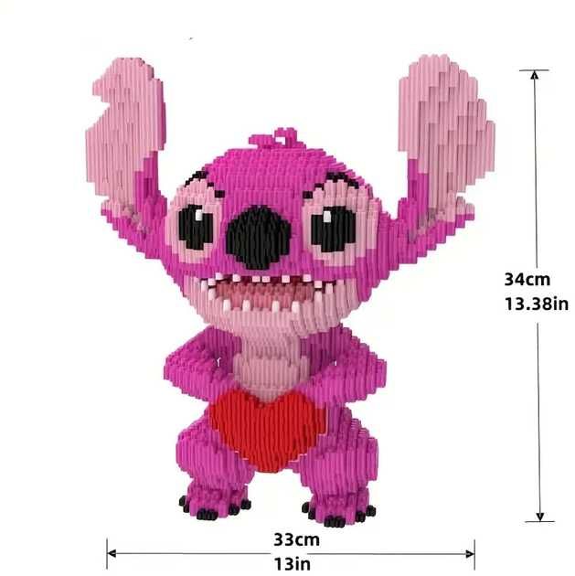 Освітній піксельний Disney Stitch блок з 5600 деталей