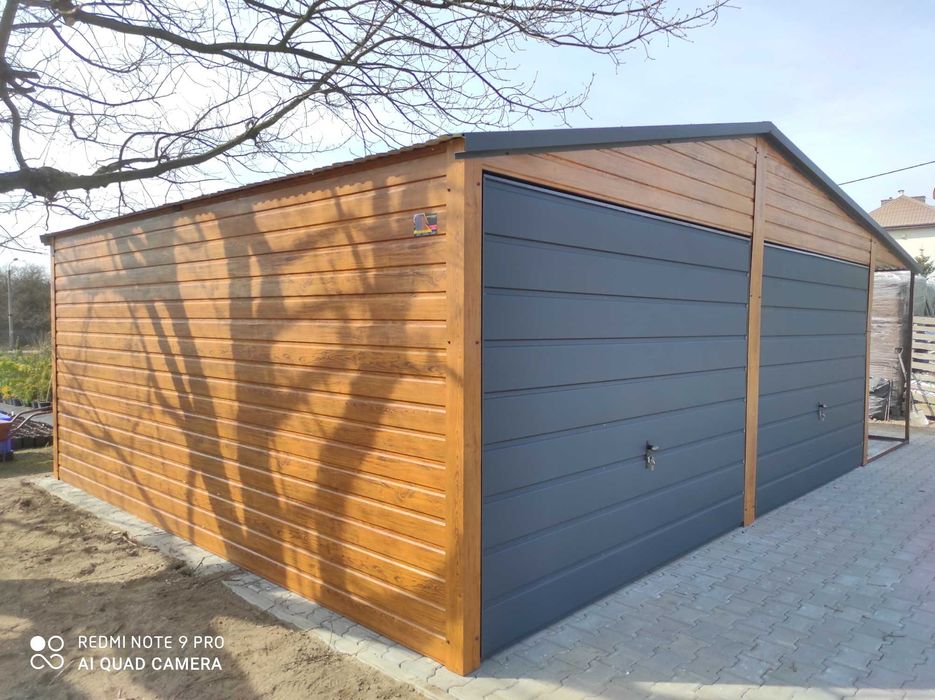 Garaże Blaszane Każdy Wymiar 4x4 6x6 7x6 Konstrukcja Profil Zamknięty!