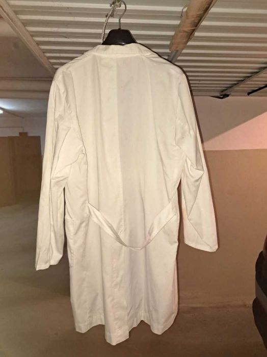 Bata branca para ciências/laboratório escola