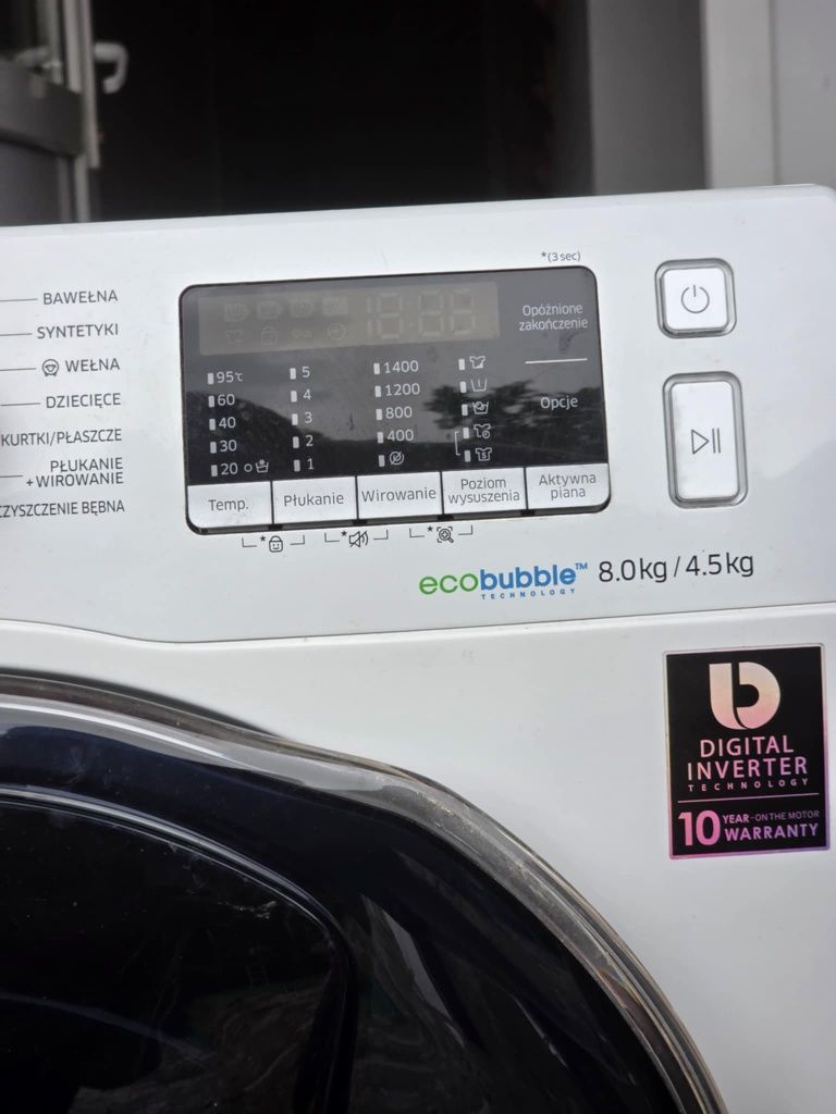 Pralki suszarka Samsung Eco bubble adwasch
