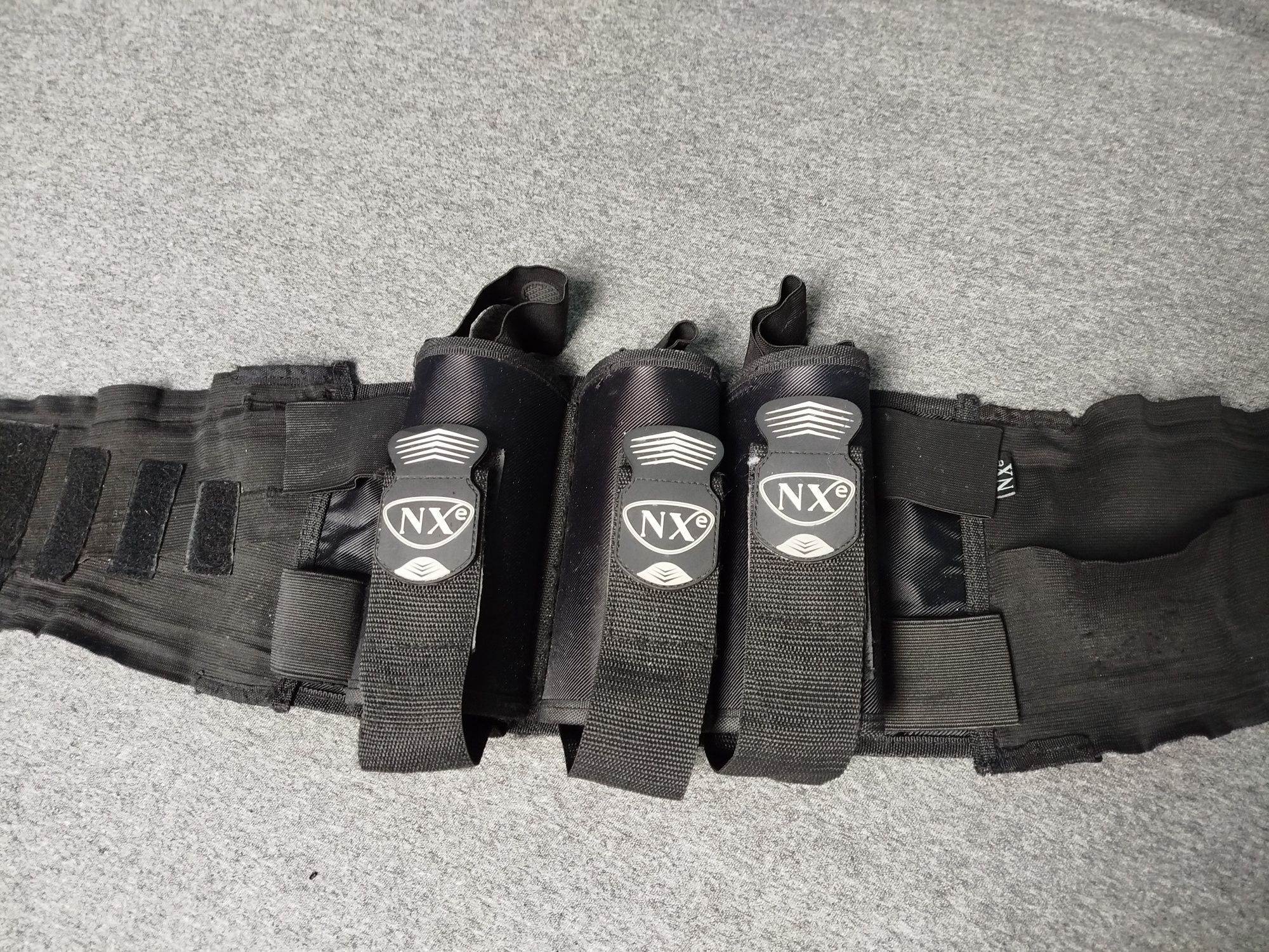 Czarny Pas NXe na 3+2 faty do paintballa