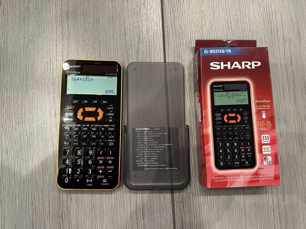 Kalkulator Naukowy Sharp EL-W531XG-YR