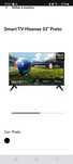 Smart Tv nova de 32 polegadas