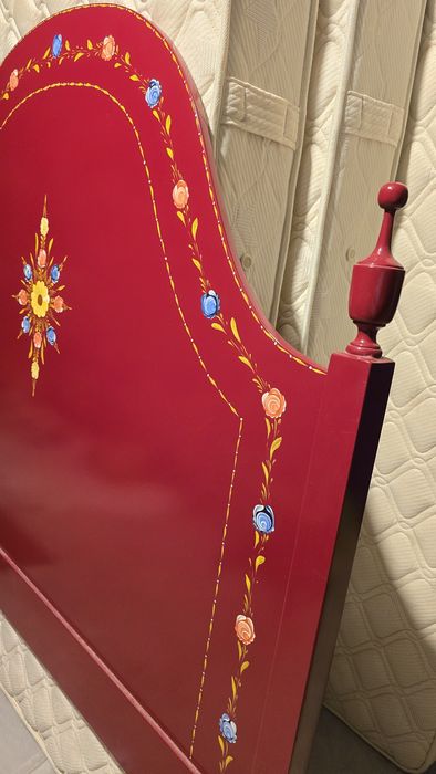 1 Cama Casal Alentejana Pintada à Mão