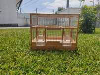 Gaiola artesanal retangular