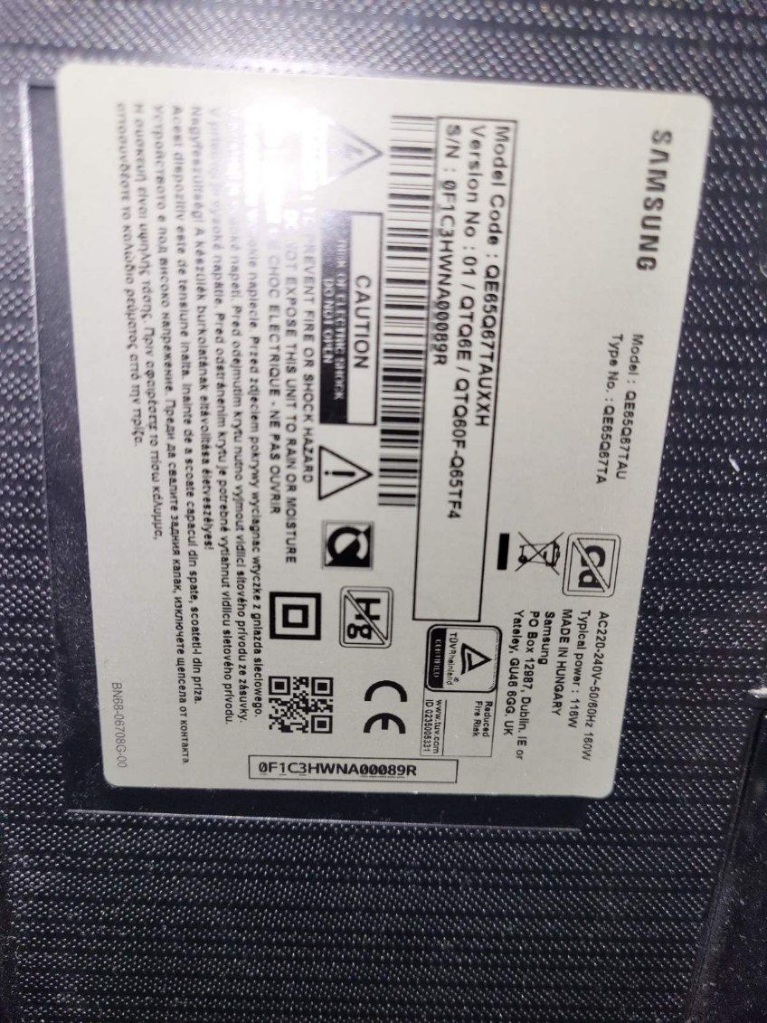 Telewizor Samsung 65 cali