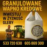 Wapno Granulowane Kredowe |Wapno Magnezowe | Czarna Kreda Granulowana