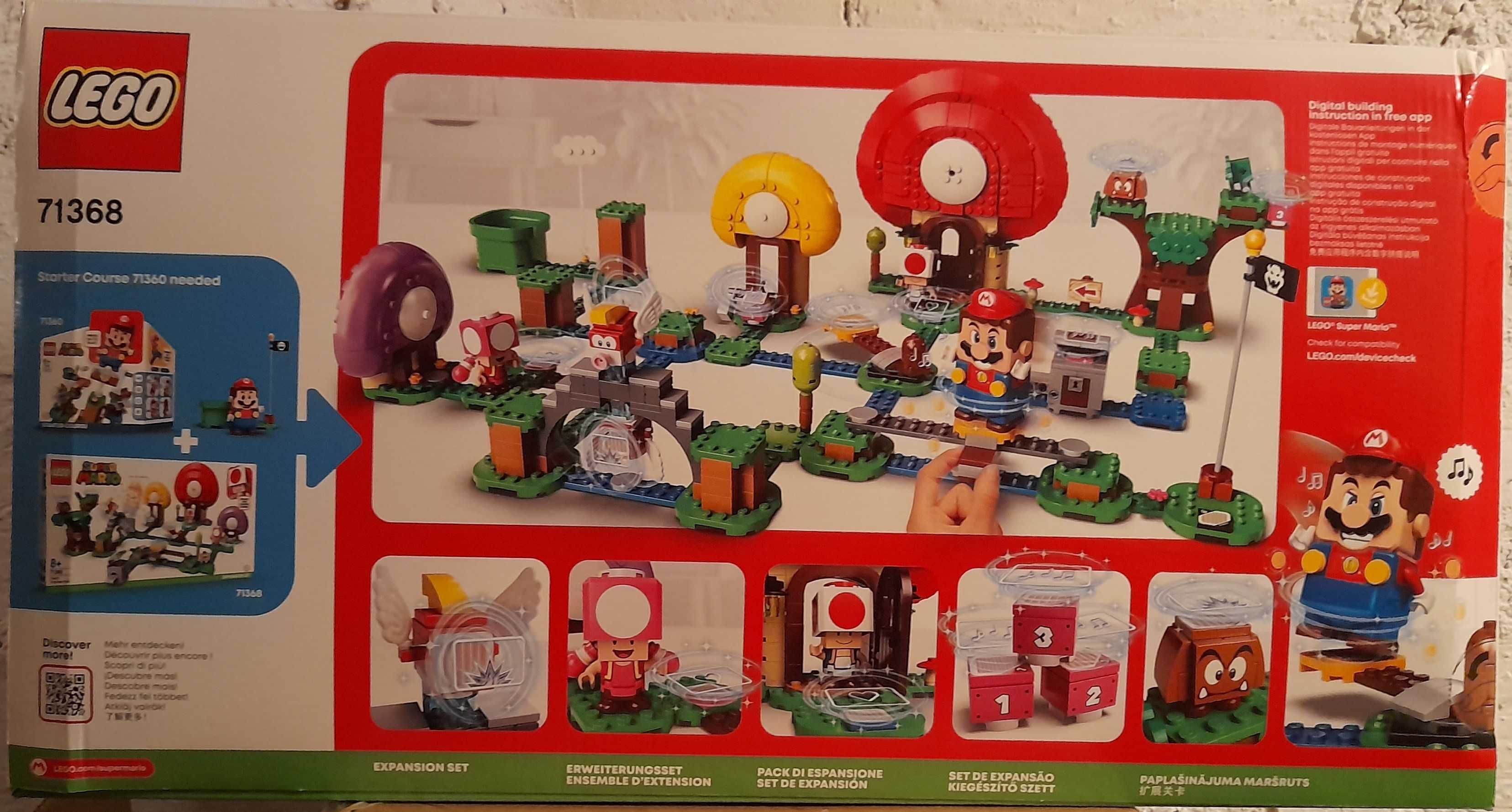 1 LEGO Super Mario 71368 - Toad szuka skarbu - NOWE