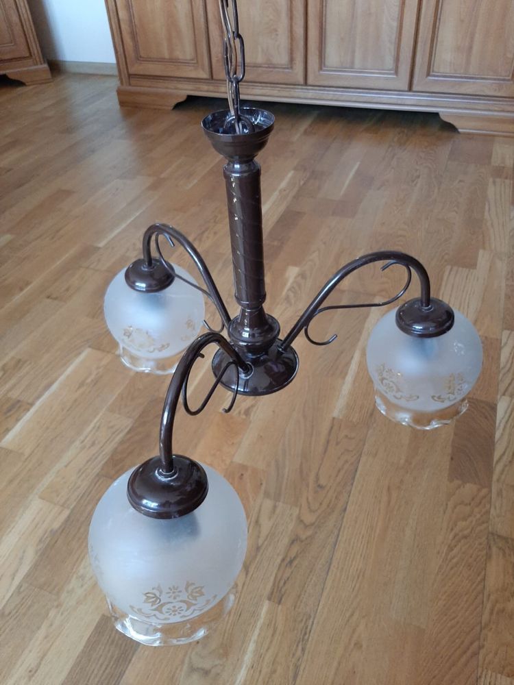 Lampa Wisząca 3 Klosze