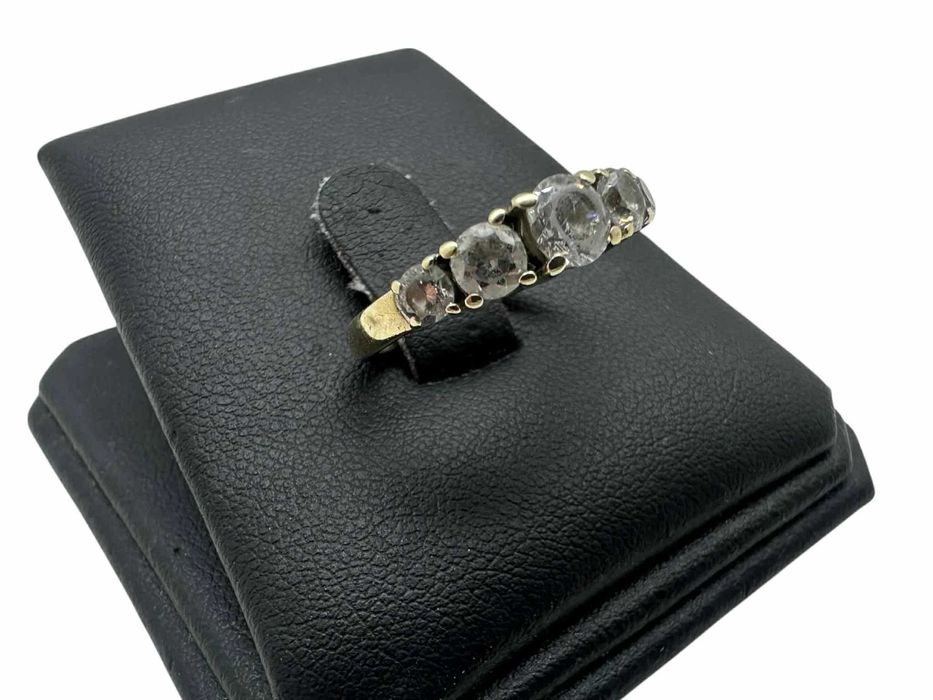 Zjawiskowy złoty pierścionek 2,84G 333 R14