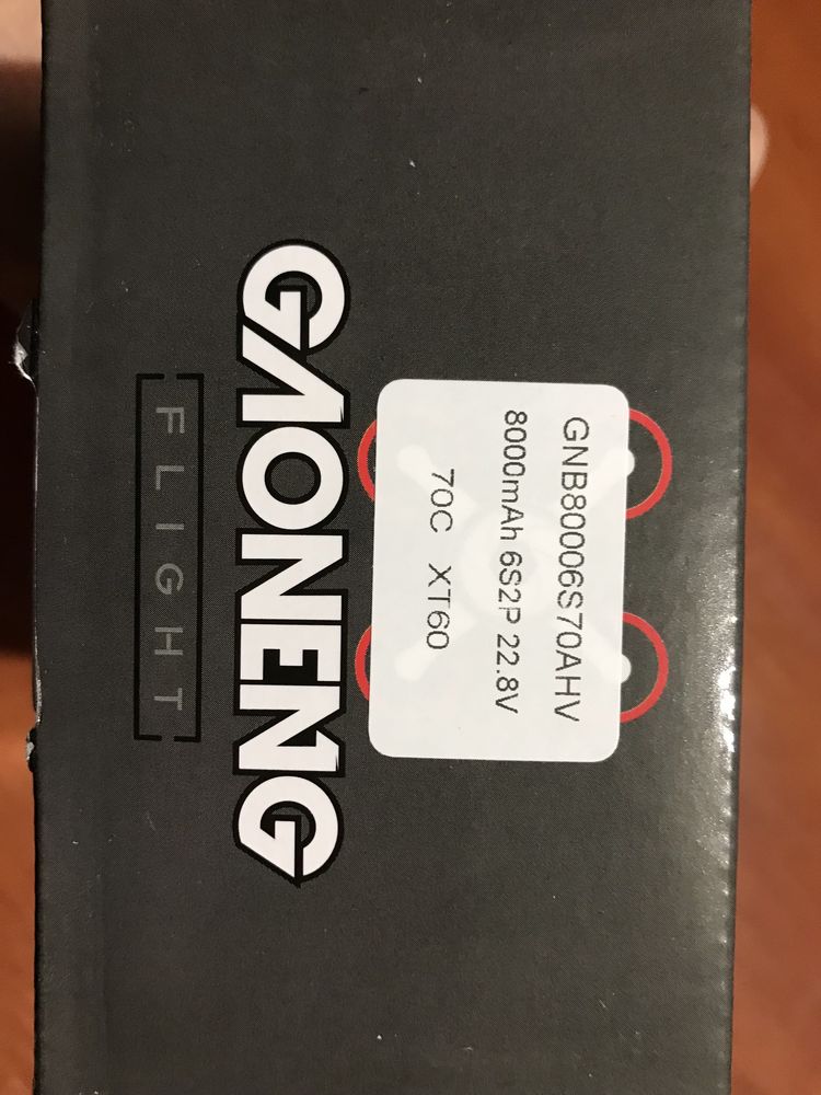 Акумулятор GAONENG GNB LiHV 6S2P 22.2V 8000mAh 70C LiPo XT60