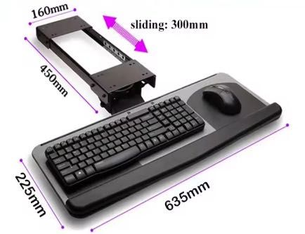 Ergonomic Sliding Tilting Keyboard Holder