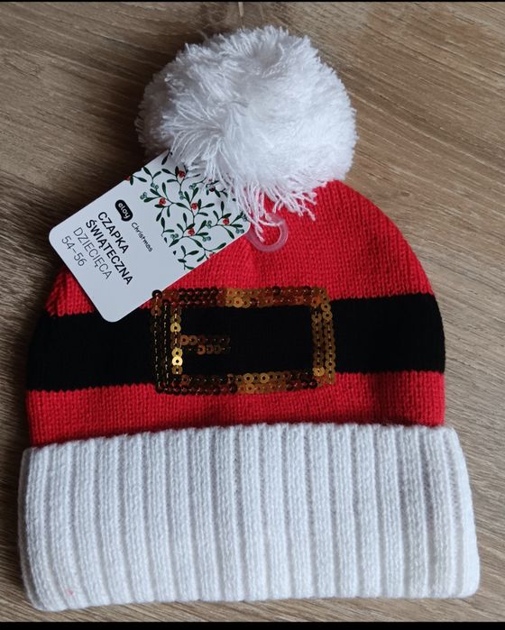NOWA czapka świąteczna