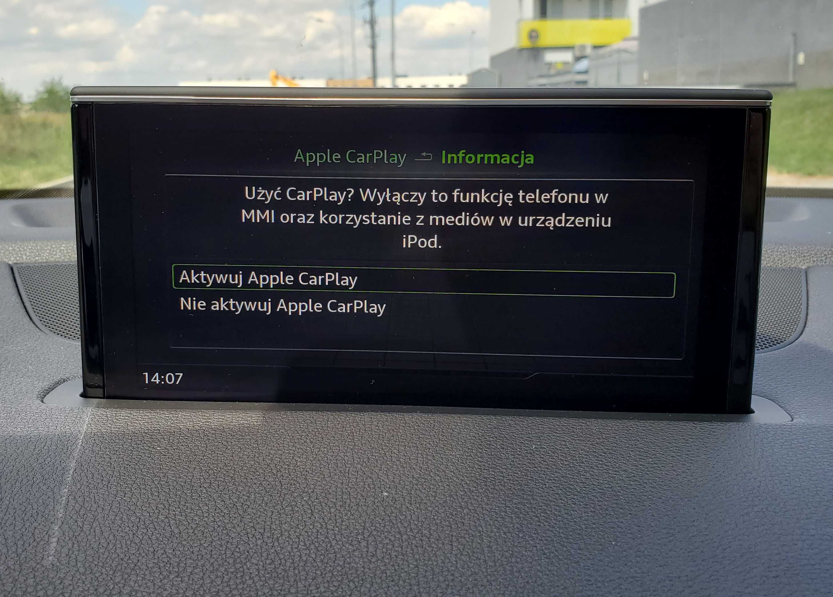 Audi A3 A4 A5 Q5 MONTAŻ Gniazda USB pod Carplay Android Auto AKTYWACJA