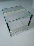 Terrarium 25x25x25 otwieranie gilotyna