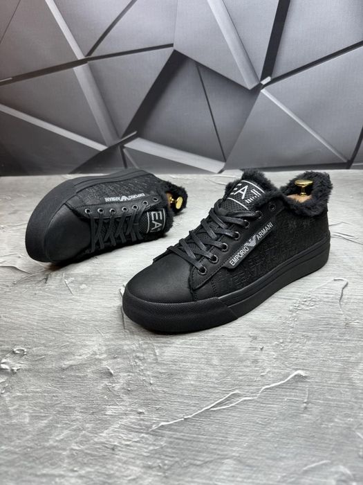 Зимние кроссовки -20° мех армани