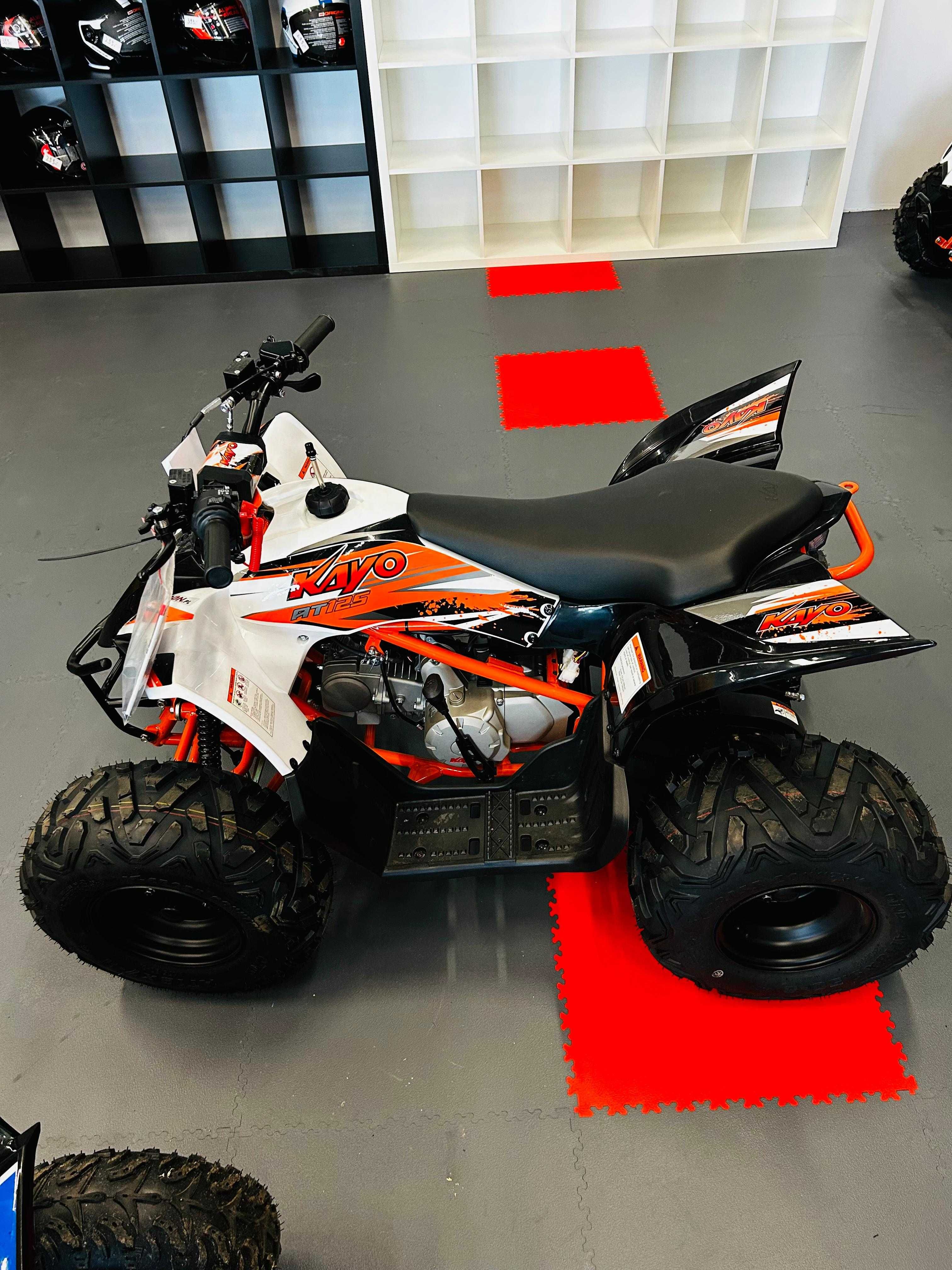 Quad Kayo AT125 dla dzieci, nowy, trwały, najlepszy wybór QuadON