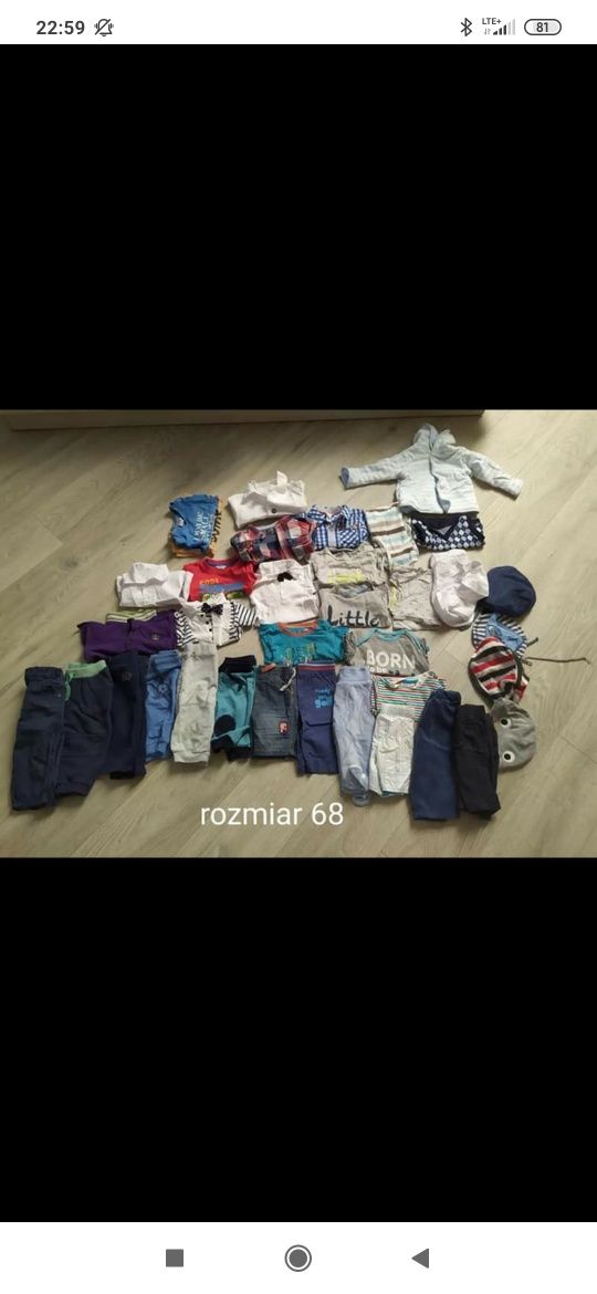 68 ubranka Zara Reserved next h&m boy chłopiec