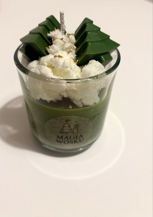 Świece sojowe handmade w szkle święta