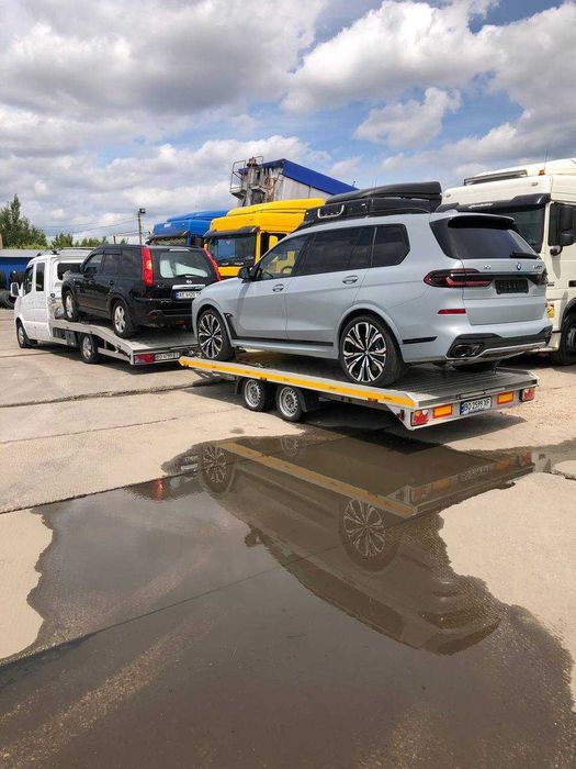 Доставка авто та мото на евакуаторі з України в Європу та навпаки!