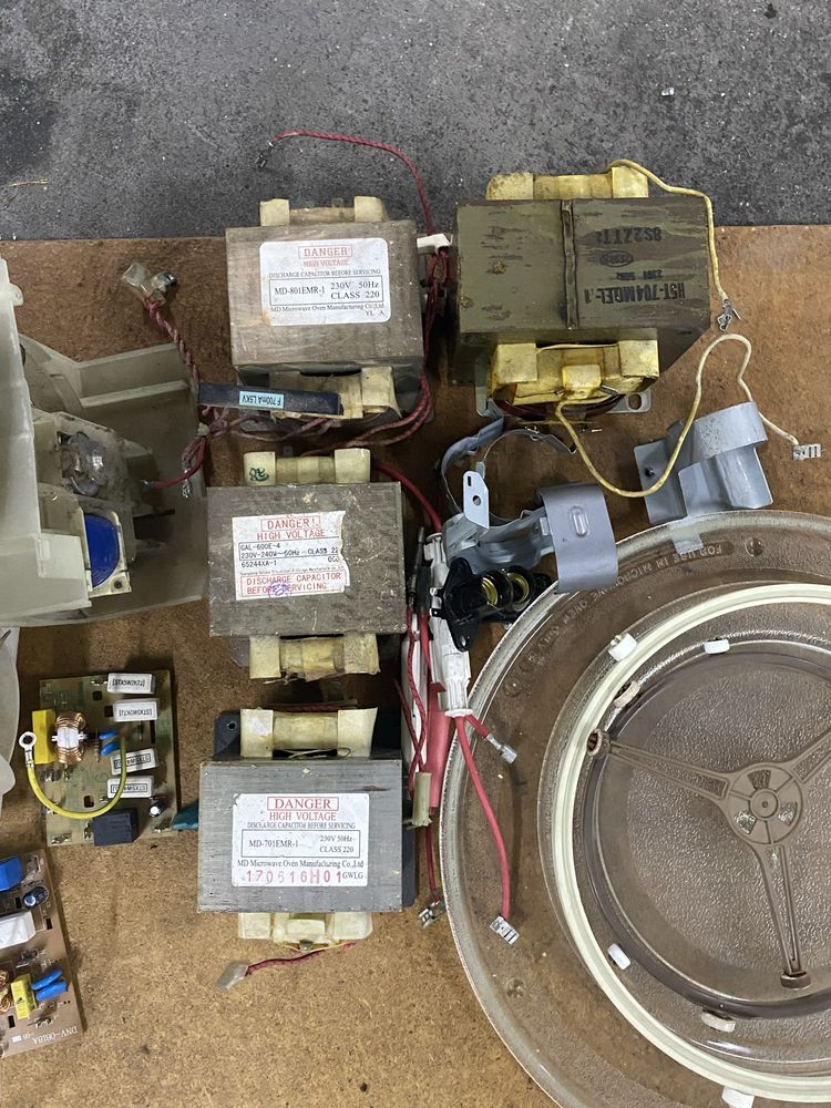 Peças para microondas