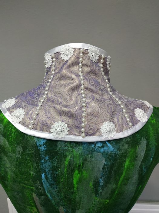 Kołnierz lolita gorset szyjny wiktoriański