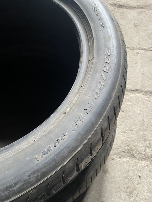 235.50.19 Pirelli 4шт лето БУ склад шины резина из Европы 50 R19