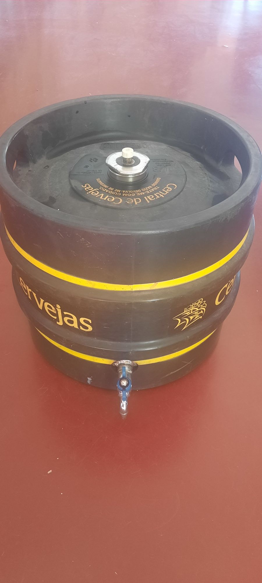 Barril inox revestido a borracha
