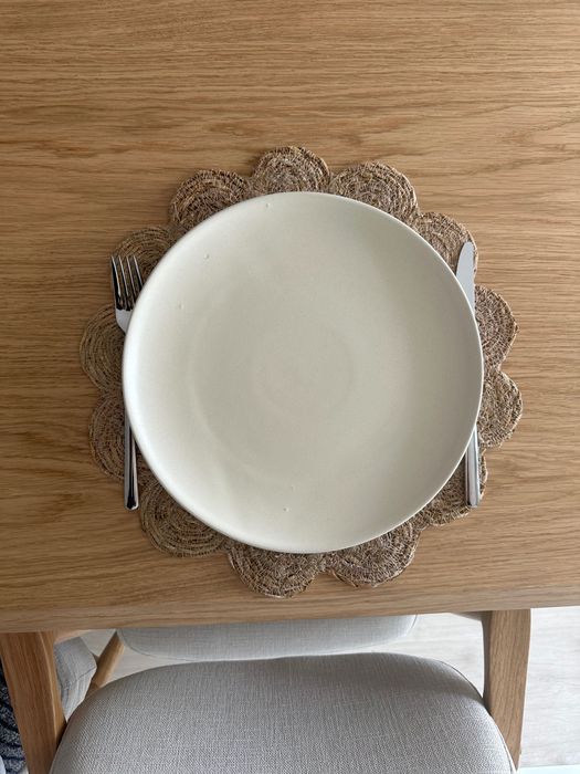 Conjunto pratos rasos cerâmica